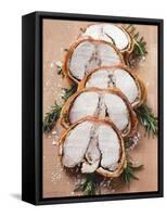 Porchetta with Rosemary and Pepper Crust (Italy)-null-Framed Stretched Canvas