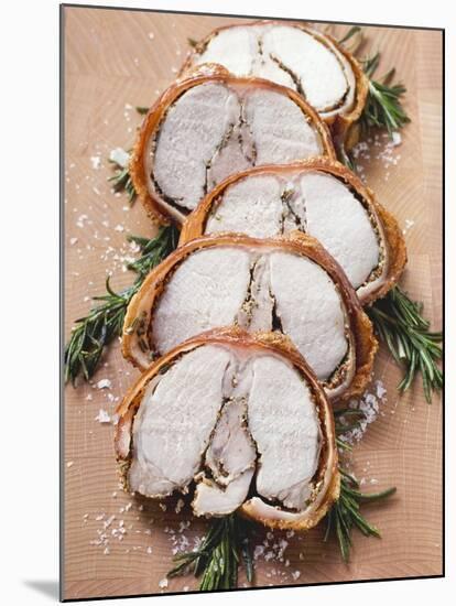 Porchetta with Rosemary and Pepper Crust (Italy)-null-Mounted Photographic Print