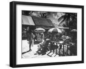 Porcupine Club, the Most Conservative and Fashionable of All Clubs in Nassau-null-Framed Photographic Print