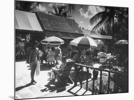 Porcupine Club, the Most Conservative and Fashionable of All Clubs in Nassau-null-Mounted Photographic Print