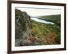 Porcupine Mountains Wilderness State Park in Autumn, Michigan, USA-Larry Michael-Framed Photographic Print