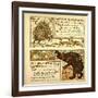 Porcupine Snake and Company the Bear and the Bees-null-Framed Giclee Print