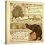 Porcupine Snake and Company the Bear and the Bees-null-Stretched Canvas