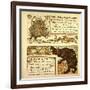 Porcupine Snake and Company the Bear and the Bees-null-Framed Giclee Print