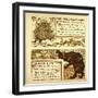 Porcupine Snake and Company the Bear and the Bees-null-Framed Giclee Print