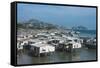 Poreporena stilt village, Port Moresby, Papua New Guinea, Pacific-Michael Runkel-Framed Stretched Canvas