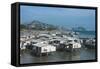 Poreporena stilt village, Port Moresby, Papua New Guinea, Pacific-Michael Runkel-Framed Stretched Canvas