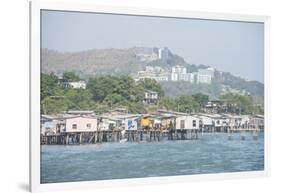 Poreporena stilt village, Port Moresby, Papua New Guinea, Pacific-Michael Runkel-Framed Photographic Print