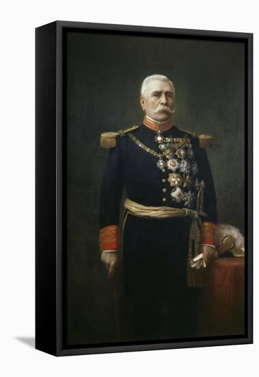 Porfirio Diaz, 1830-1915, Mexican General and Politician, President 1877-80 and 1884-1911-null-Framed Stretched Canvas