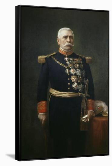 Porfirio Diaz, 1830-1915, Mexican General and Politician, President 1877-80 and 1884-1911-null-Framed Stretched Canvas