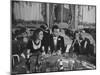 Porfirio Rubirosa and Wife Having Dinner with Friends-Loomis Dean-Mounted Photographic Print