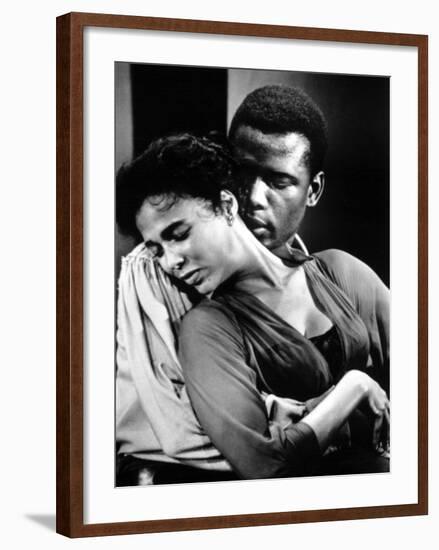 Porgy And Bess, Sidney Poitier, Dorothy Dandridge, 1959-null-Framed Photo