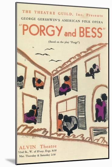 Porgy And Bess-null-Mounted Art Print