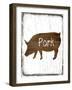 Pork Butcher Block-Sheldon Lewis-Framed Art Print