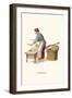 Pork Butcher-George Henry Malon-Framed Art Print