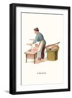 Pork Butcher-George Henry Malon-Framed Art Print