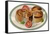 Pork Pie on a Plate-null-Framed Stretched Canvas