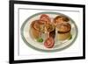 Pork Pie on a Plate-null-Framed Art Print