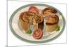 Pork Pie on a Plate-null-Mounted Art Print