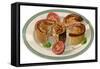 Pork Pie on a Plate-null-Framed Stretched Canvas