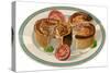 Pork Pie on a Plate-null-Stretched Canvas