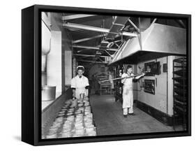 Pork Pie Production, Rawmarsh, South Yorkshire, 1955-Michael Walters-Framed Stretched Canvas