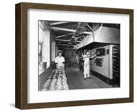 Pork Pie Production, Rawmarsh, South Yorkshire, 1955-Michael Walters-Framed Photographic Print