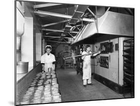 Pork Pie Production, Rawmarsh, South Yorkshire, 1955-Michael Walters-Mounted Photographic Print