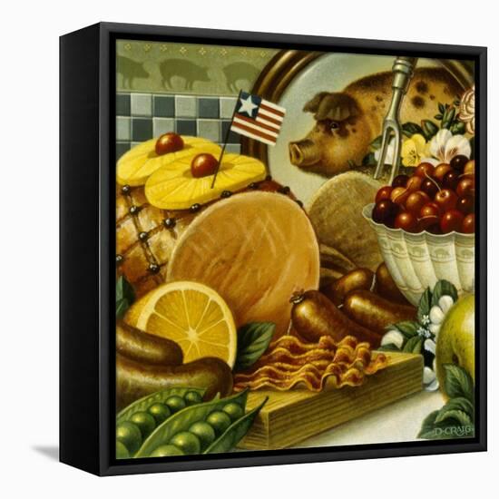 Pork Still Life-Dan Craig-Framed Stretched Canvas