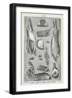 Pork. Various Joints and Cuts Of Pork-Isabella Beeton-Framed Giclee Print