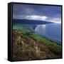 Porlock Bay, Porlock, Somerset, England, United Kingdom, Europe-Stuart Black-Framed Stretched Canvas