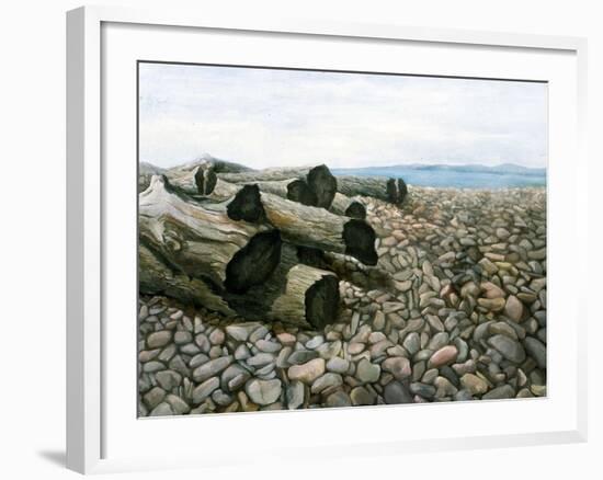 Porlock Weir-Cristiana Angelini-Framed Giclee Print