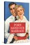 Porn Saved Our Marriage Funny Poster Print-Ephemera-Stretched Canvas