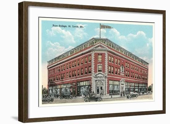 Poro College, St. Louis-null-Framed Art Print