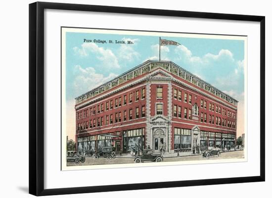 Poro College, St. Louis-null-Framed Art Print