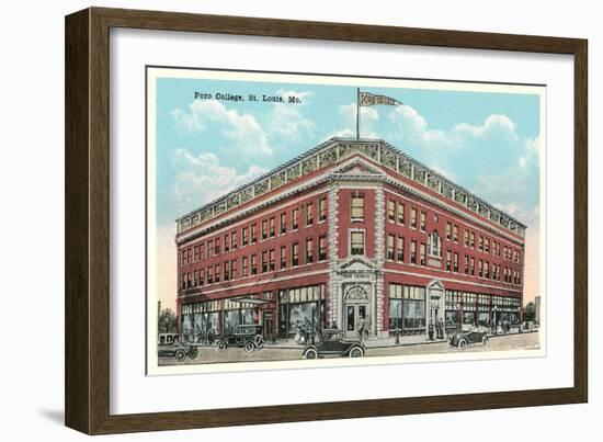 Poro College, St. Louis-null-Framed Art Print