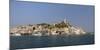 Poros Town and Harbour Viewed from the Sea, Poros Island, Attica, Peloponnese, Greece, Europe-Nick Upton-Mounted Photographic Print