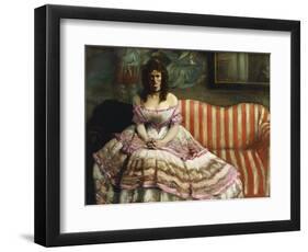 Porphyria, (Oil on Canvas)-William Rothenstein-Framed Giclee Print