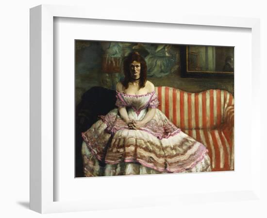 Porphyria, (Oil on Canvas)-William Rothenstein-Framed Giclee Print