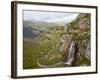 Porphyry Basin and Waterfall, San Juan National Forest, Colorado, USA-James Hager-Framed Photographic Print