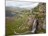 Porphyry Basin and Waterfall, San Juan National Forest, Colorado, USA-James Hager-Mounted Photographic Print