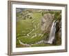 Porphyry Basin Waterfall, San Juan National Forest, Colorado, USA-James Hager-Framed Photographic Print