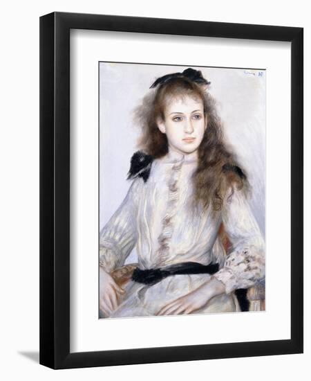 Porrait of Madeleine Adam, 1887-Pierre-Auguste Renoir-Framed Giclee Print