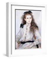 Porrait of Madeleine Adam, 1887-Pierre-Auguste Renoir-Framed Giclee Print