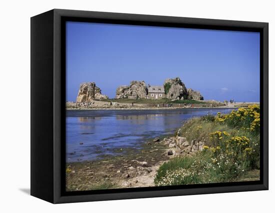 Pors Bugalez, Brittany, France-J Lightfoot-Framed Stretched Canvas