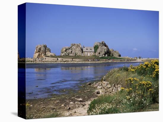 Pors Bugalez, Brittany, France-J Lightfoot-Stretched Canvas