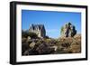 Pors Hir Harbour, Cote De Granit Rose, Cotes D'Armor, Brittany, France, Europe-Tuul-Framed Photographic Print