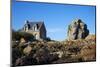 Pors Hir Harbour, Cote De Granit Rose, Cotes D'Armor, Brittany, France, Europe-Tuul-Mounted Photographic Print