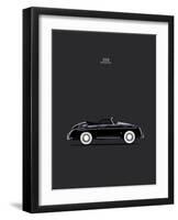 Porsche 356 Speedster Black-Mark Rogan-Framed Giclee Print