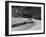 Porsche 356 Taking a Corner in the Monte Carlo Rally, 1954-null-Framed Photographic Print